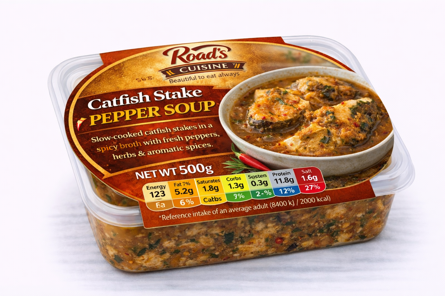 Catfish Stake Pepper Soup